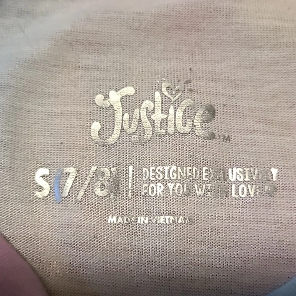 Justice Kids Tie-Dye Smarties Long Sleeve Shirt - Girl's Small